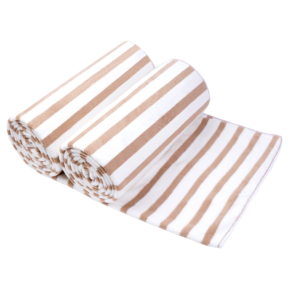Brown Striped Beach Towels - Bed Bath & Beyond