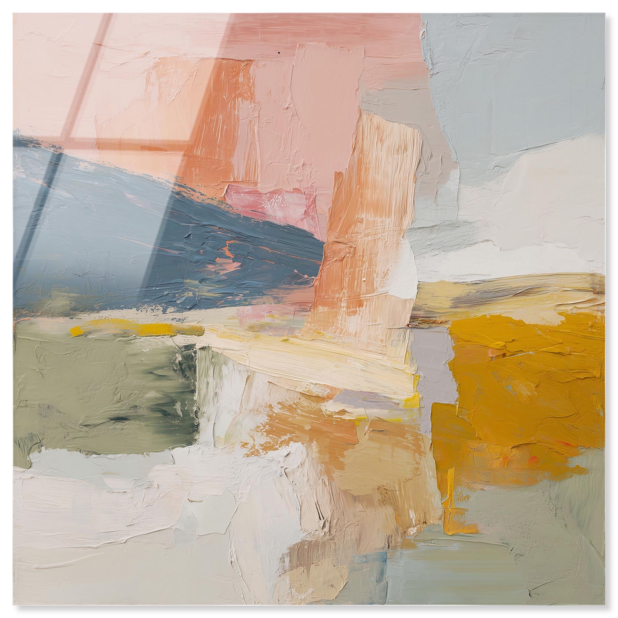 Soft and Vibrant II Bathroom Wall Art Acrylic Print by Art Remedy