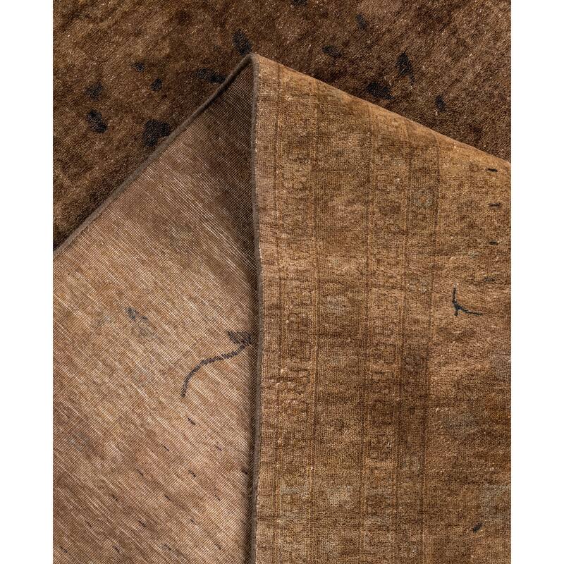 Overdyed One-of-a-Kind Hand-Knotted Area Rug - Beige - 12' 1" x 18' 4"