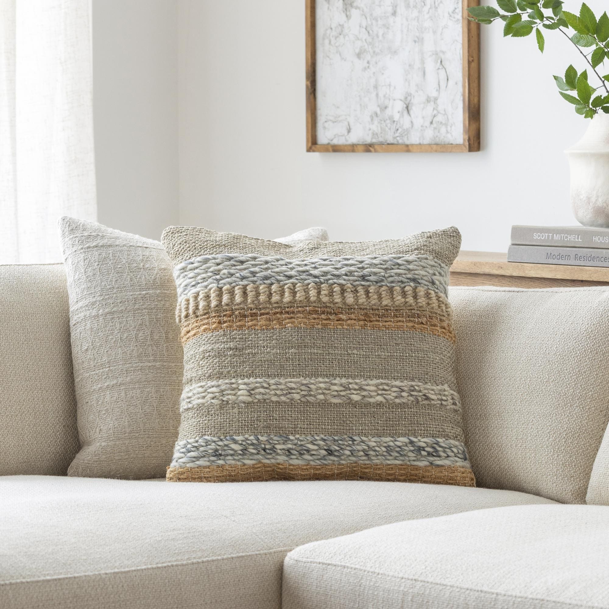 Mekhi Bohemian & Eclectic Abstract Accent Pillow
