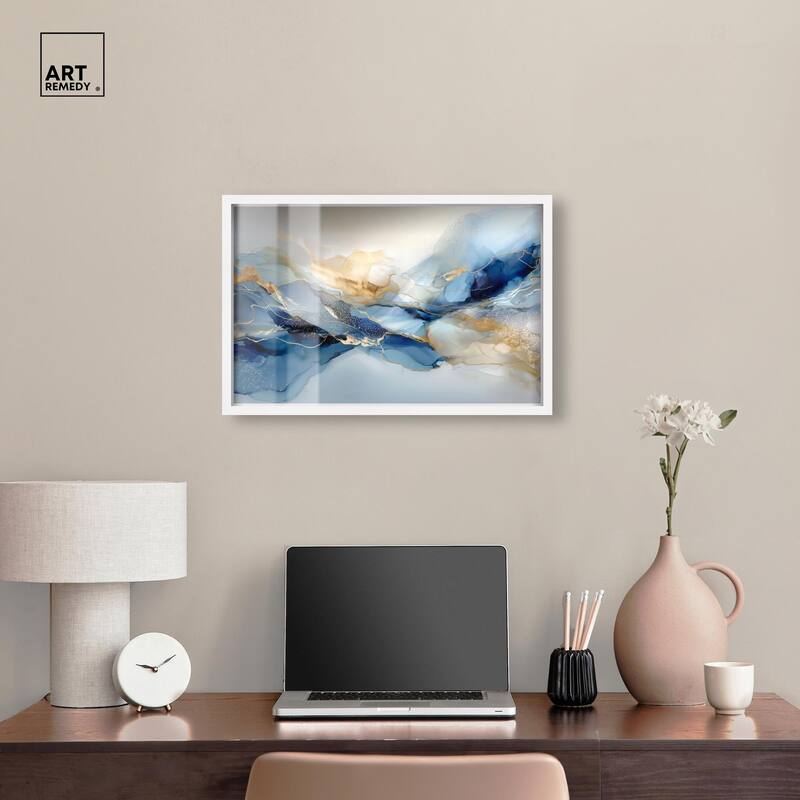 Postmodern Flow I Shadowbox by Art Remedy