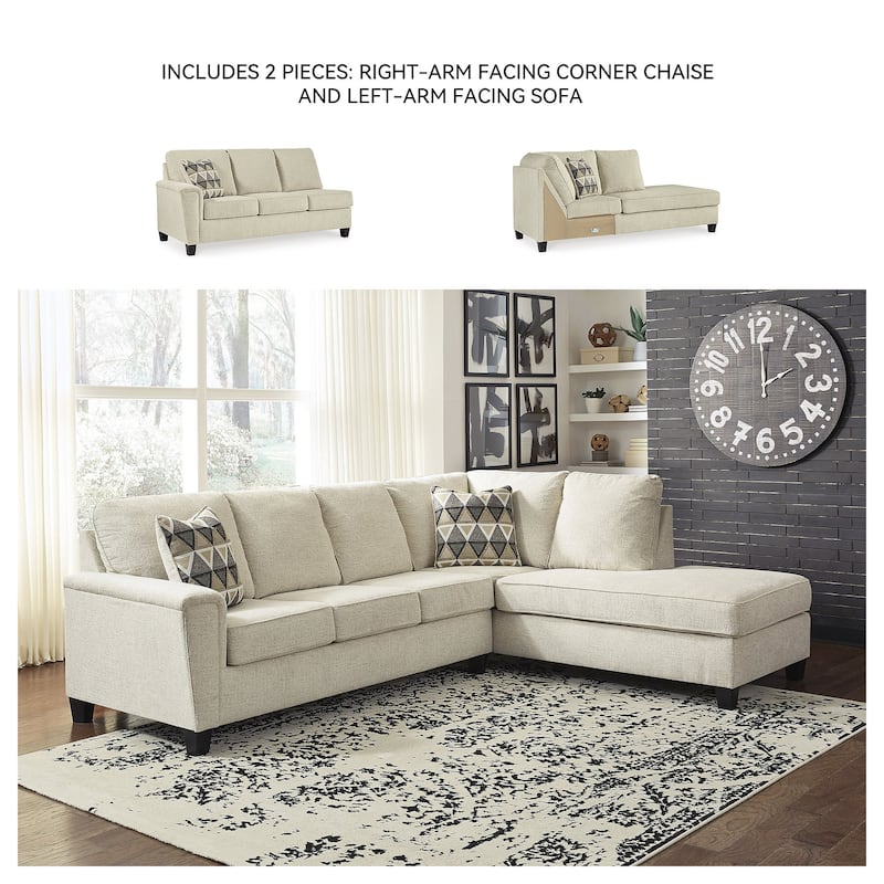 Signature Design by Ashley Abinger 2-Piece Sectional with Chaise