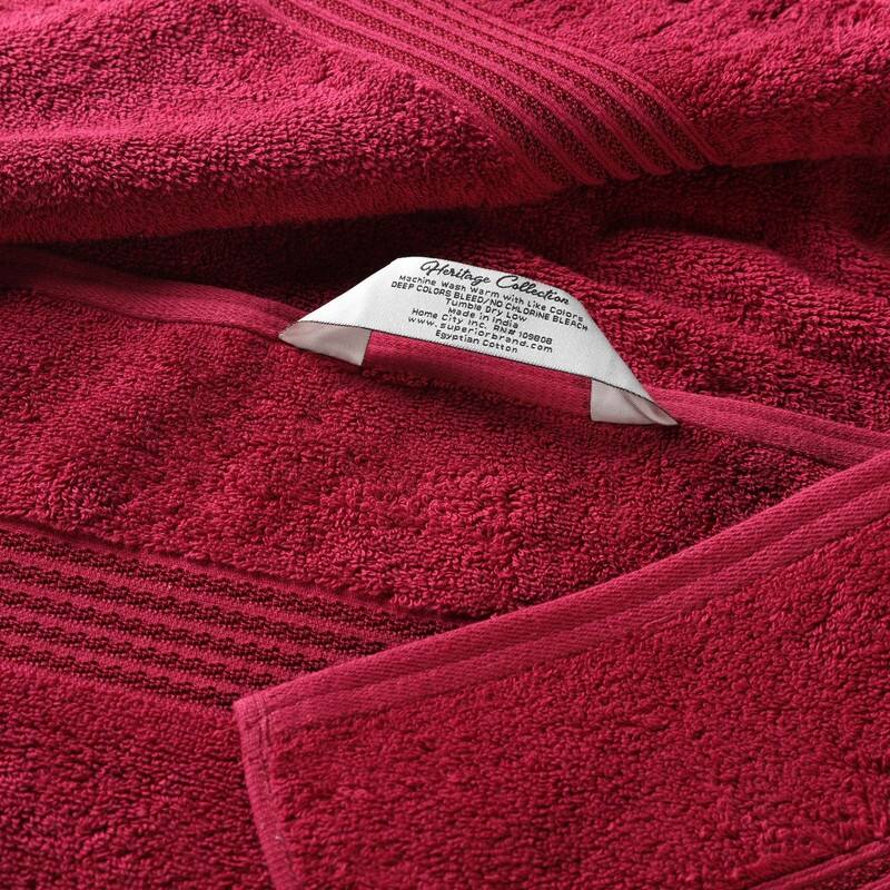 Superior Heritage Egyptian Cotton Absorbent 3-Piece Towel Set