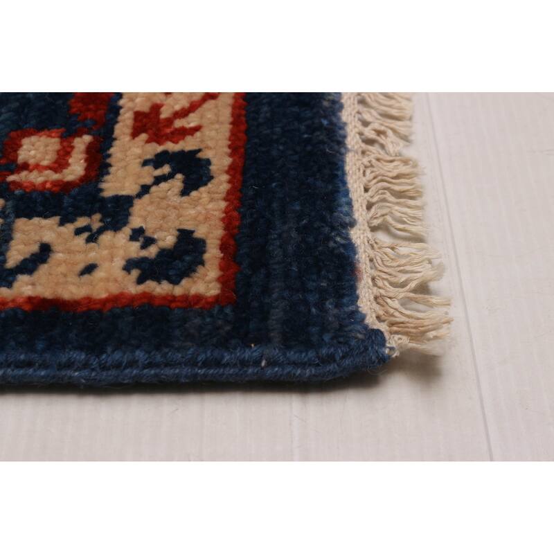 ECARPETGALLERY Hand-knotted Mamluk Navy, Red Wool Rug - 9' x 12'