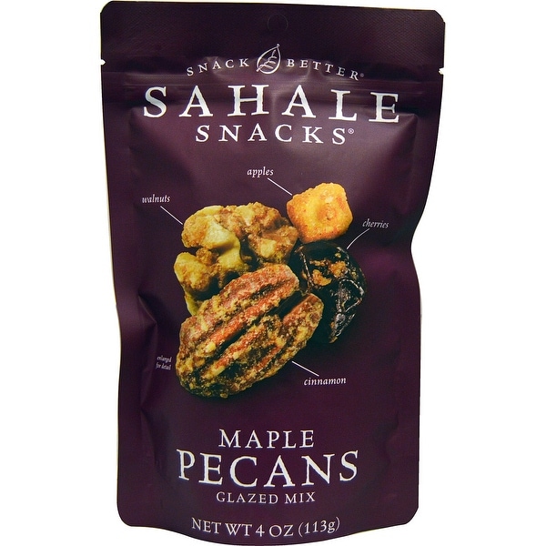 Sahale Snacks Glazed Mix - Maple Pecans - Case of 6 - 4 oz.