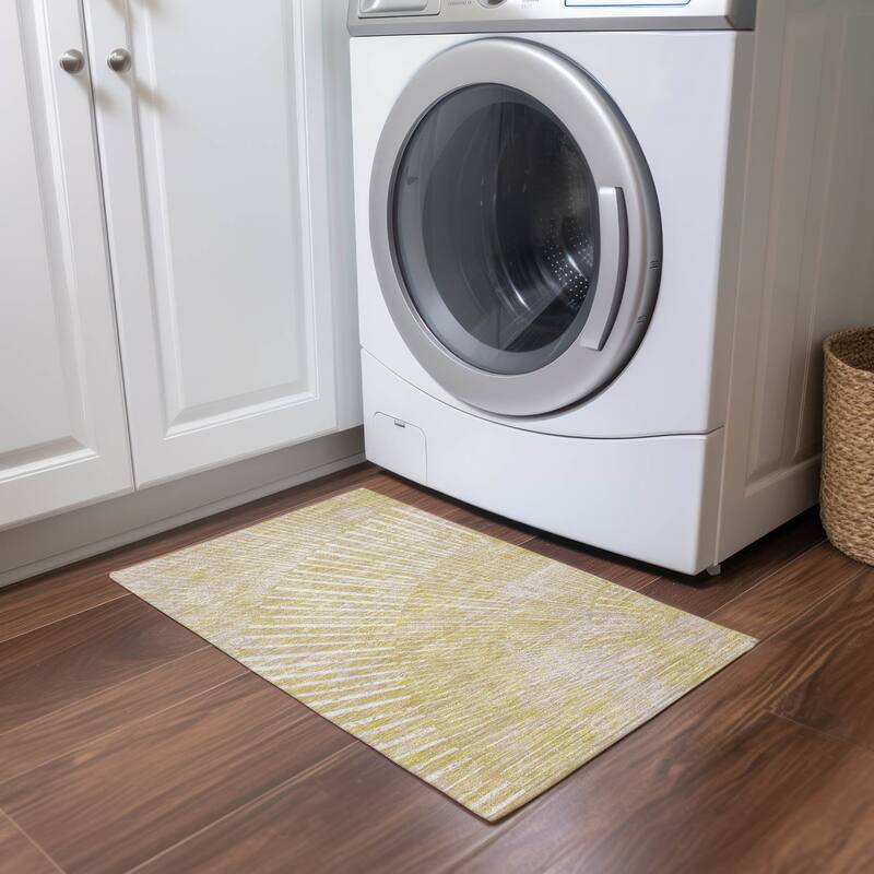 Allumo Artistic Abstract Weather Resistant Timeless Fusion Outdoor Rug