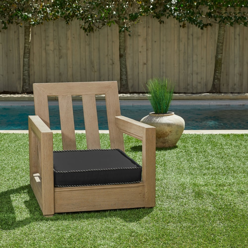 Sorra Home Sunbrella Indoor/Outdoor Braided Cord Cushion