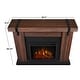 preview thumbnail 30 of 31, Real Flame Beau Electric Landscape Fireplace 58.5"