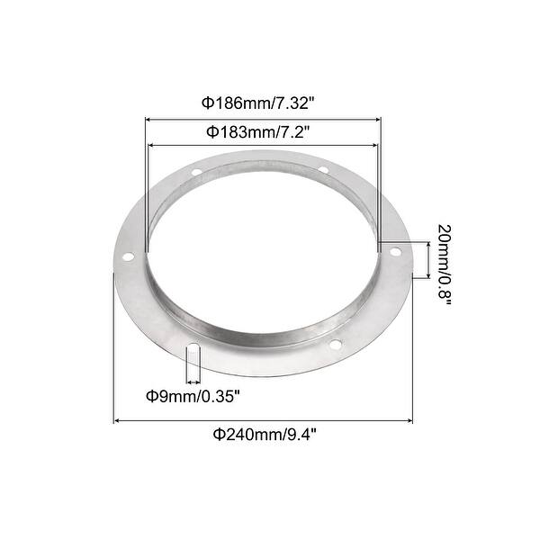 Duct Connector Flange Pipe Flange Stainless Steel Duct Mounting Plate ...