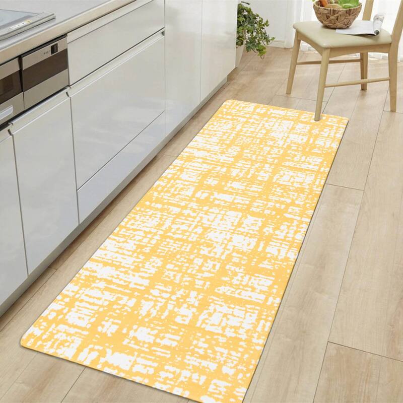 World Rug Gallery Contemporary Abstract Anti-Fatigue Standing Mat