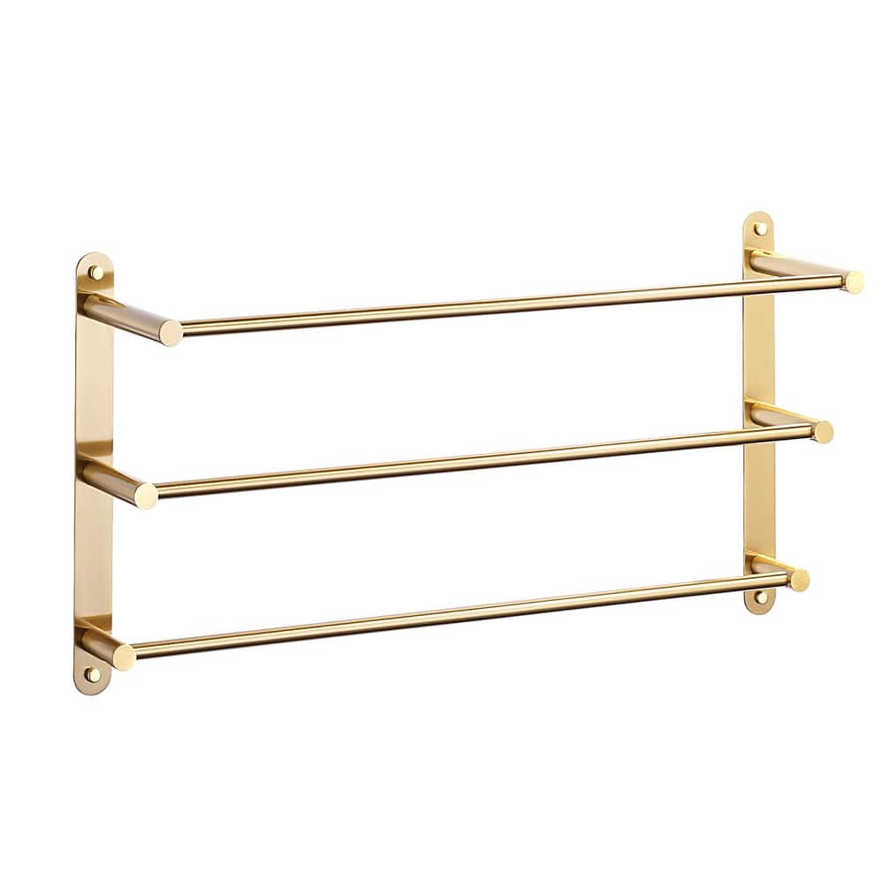 WOWOW Modern 3-Tier Wall Mounted Towel Rack