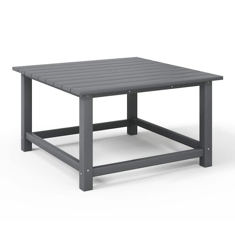 Laguna Outdoor Poly Adirondack 31" Square Coffee Table