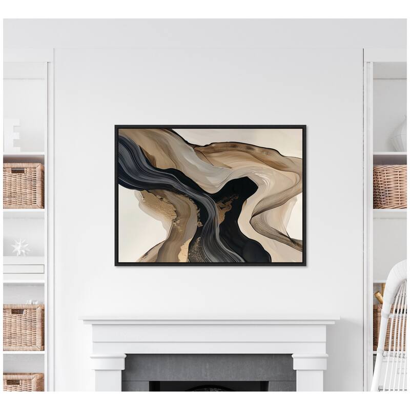 Kate and Laurel Sylvie Abstract Dream II Framed Canvas by Amy Lighthall
