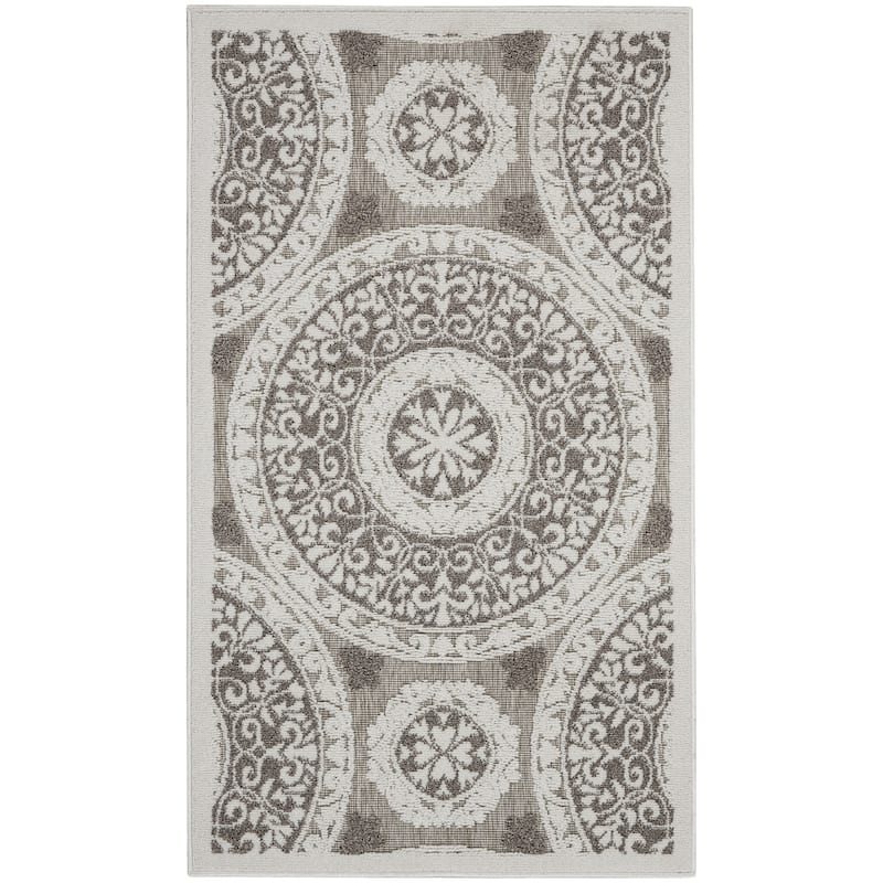Nourison Calobra Boho Medallion Indoor Outdoor Area Rug