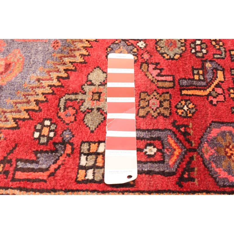 ECARPETGALLERY Hand-knotted Andelz Red Wool Rug - 3'11 x 6'6