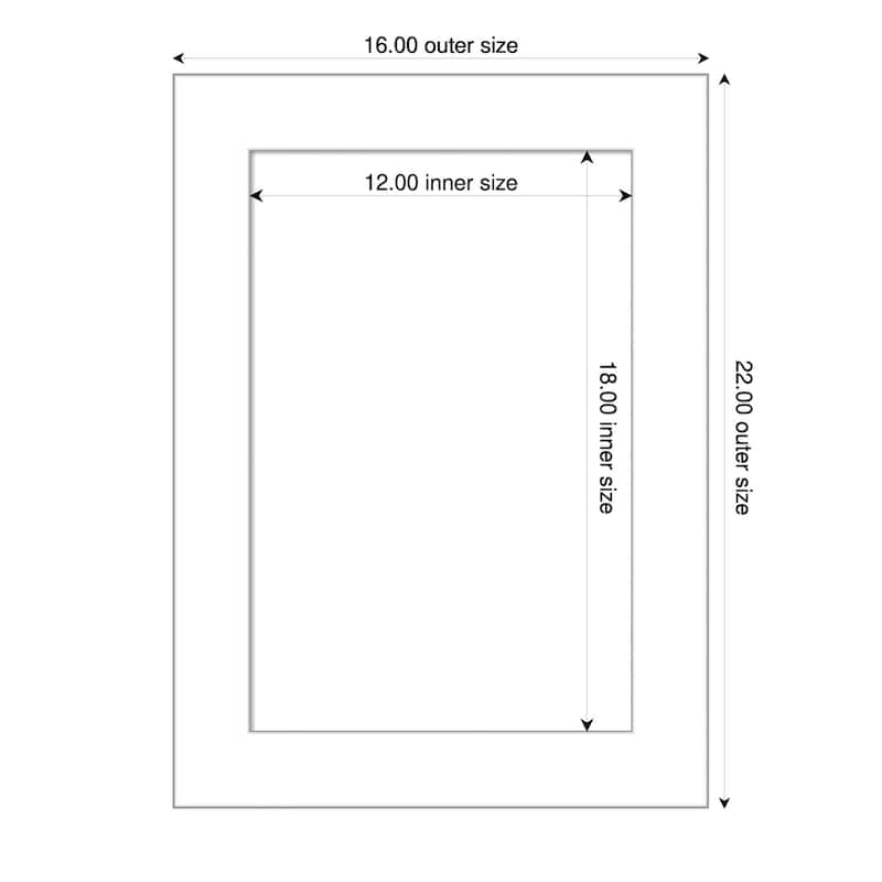 Amanti Art Wedge White Framed Dry Erase Magnetic Board - 16 x 22 in
