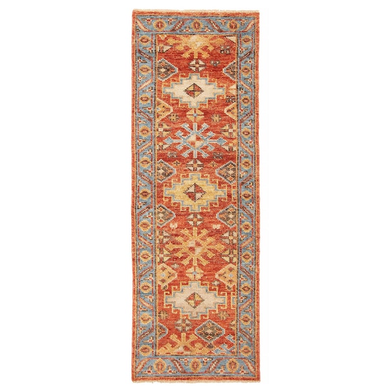 ECARPETGALLERY Hand-knotted Jules Serapi Red Wool Rug - 2'6 x 7'10 - Red - 2'6 x 7'10