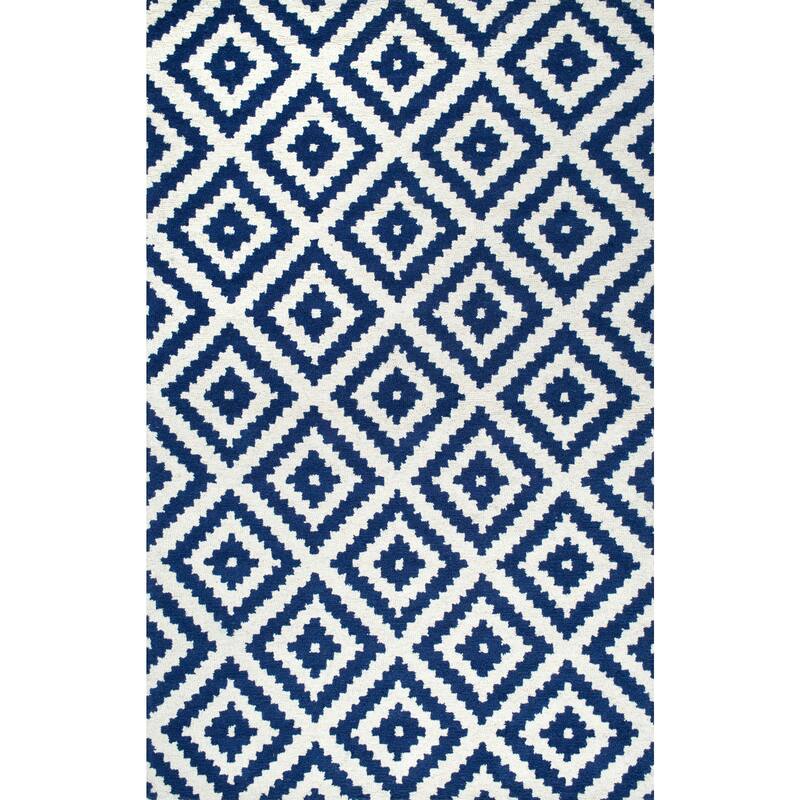 Nuloom Kellee Hand Tufted Geometric Wool Area Rug