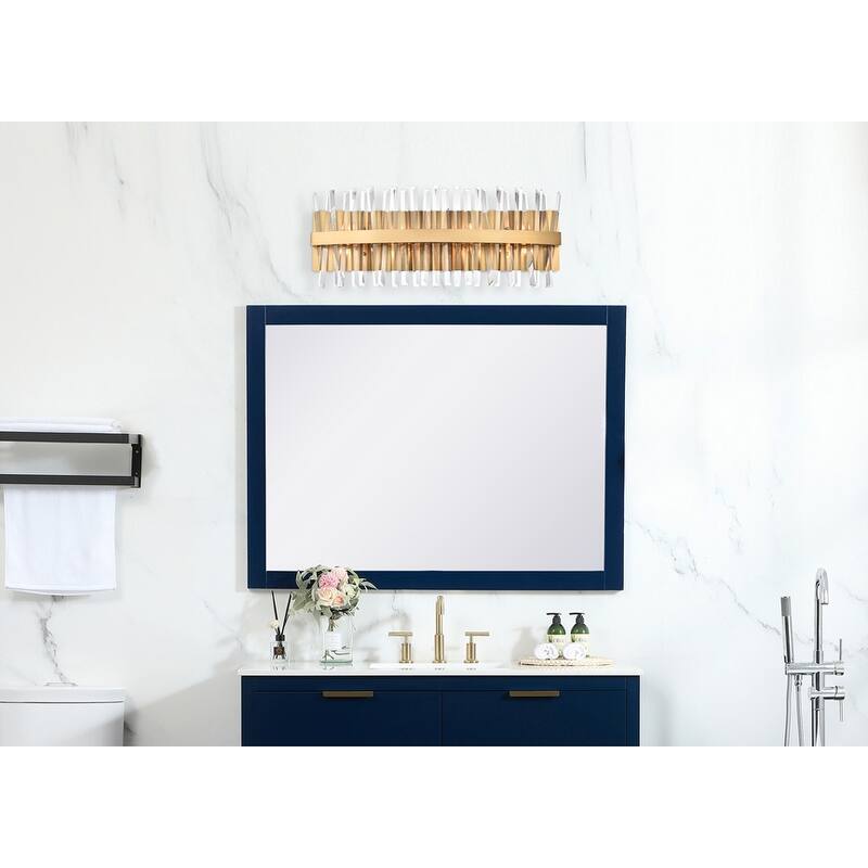 Indigo Home 30 inch crystal bath sconce