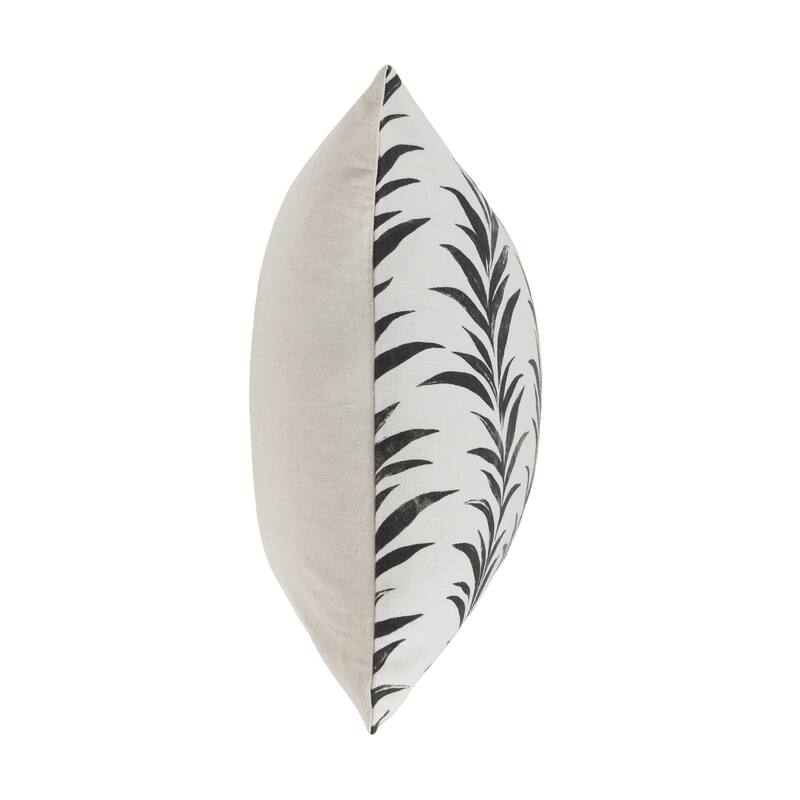 Villa by Classic Home Alula Cotton Fabric Throw Pillow