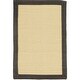 preview thumbnail 30 of 46, Handwoven Eco Natural Fiber Jute Cotton Bordered Casual Area Rug 2' x 3' - Black
