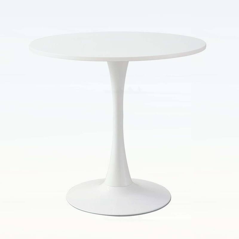 Modern Round Dining Table,Ideal for Compact Spaces and Stylish Interiors