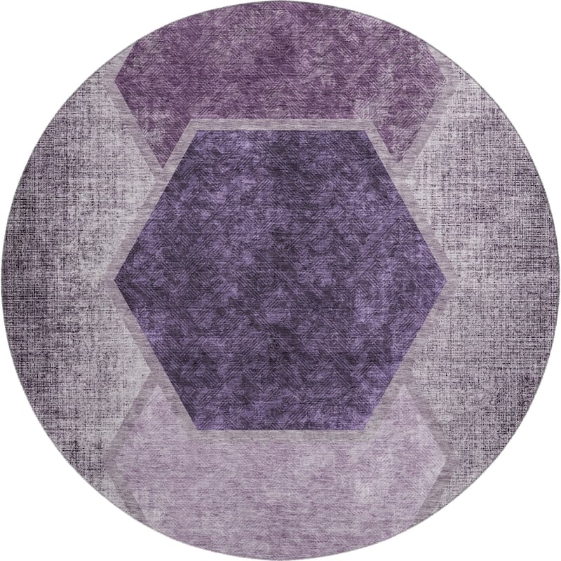 Premium Washable Super Soft Modern Hexy Mayfield Rug