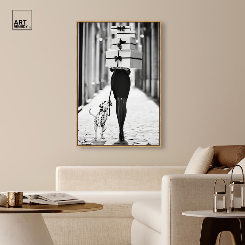 City Dalmatian Canvas by Art Remedy