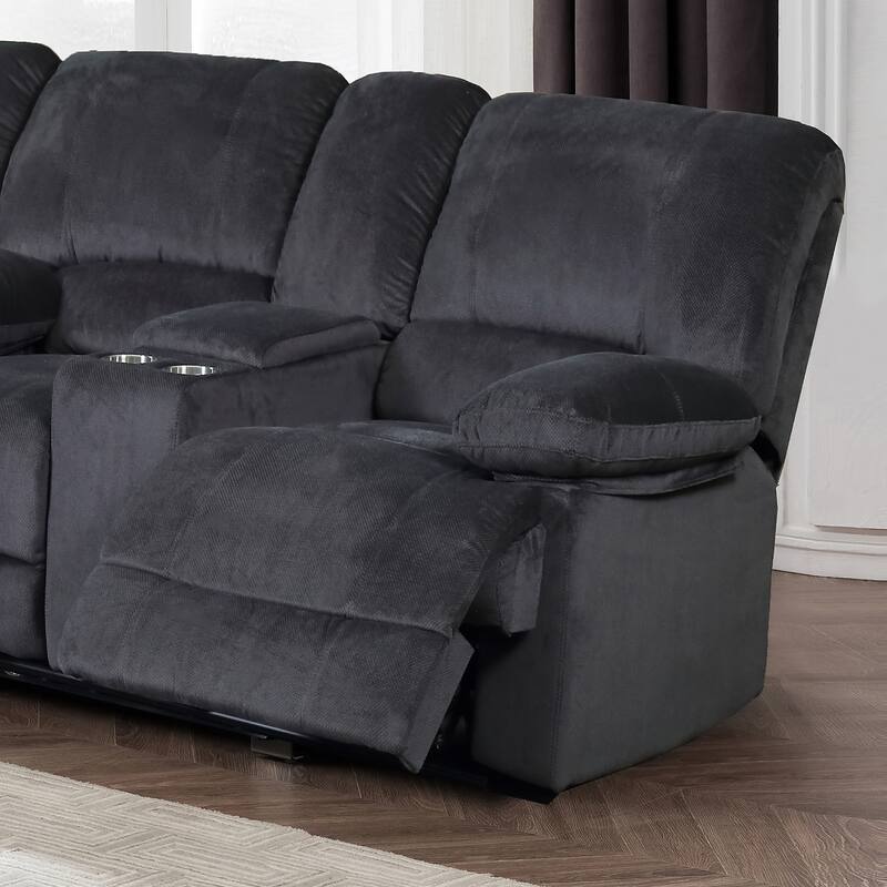 Kevin Transitional Polyester Sectional
