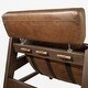 preview thumbnail 16 of 14, Art Leon Genuine Leather and Ash Wood Lounge Chair
