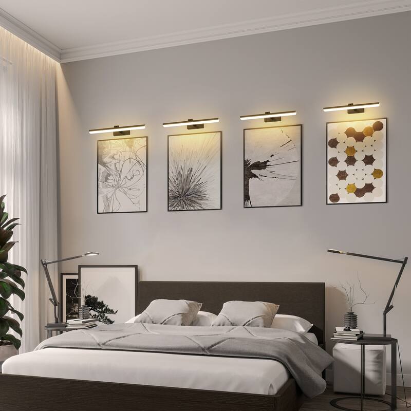 Rechargeable 16" LED Picture Light Fixture - 16 in
