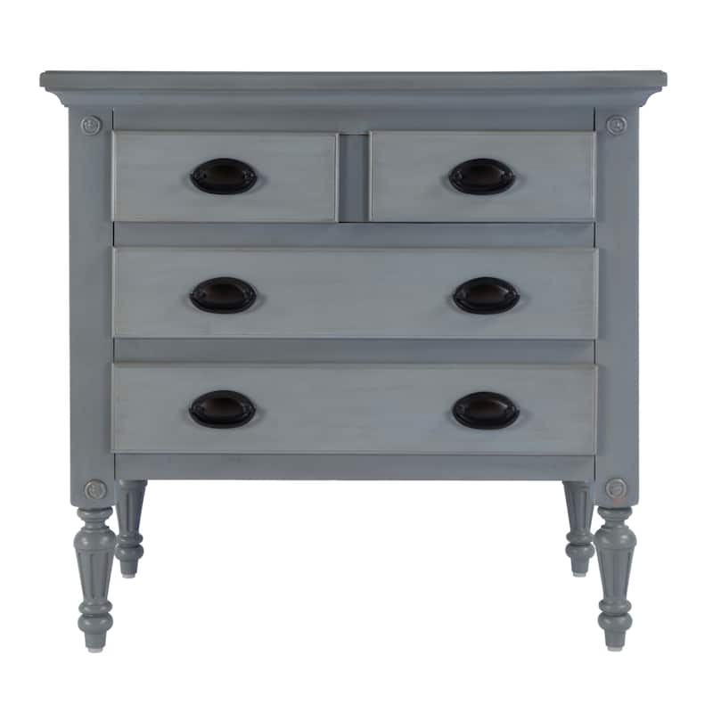 Easterbrook 31.5 in. W Rectangular Wood 4-Drawer Accent Chest