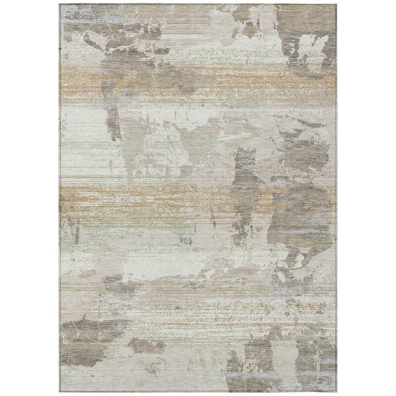 Machine Washable Indoor/ Outdoor Chic Veta Chantille Rug