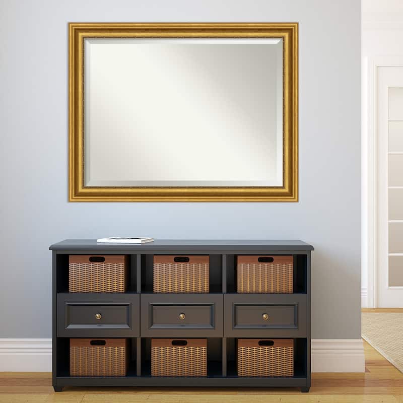 Beveled Wall Mirror - Parlor Gold Frame - Parlor Gold