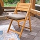 preview thumbnail 10 of 16, Cambridge Casual Miami 7-Piece Teak Folding Outdoor Dining Set With Sunbrella Seatpad