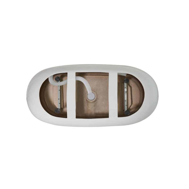 Adler Soaking Bathtub in Glossy White