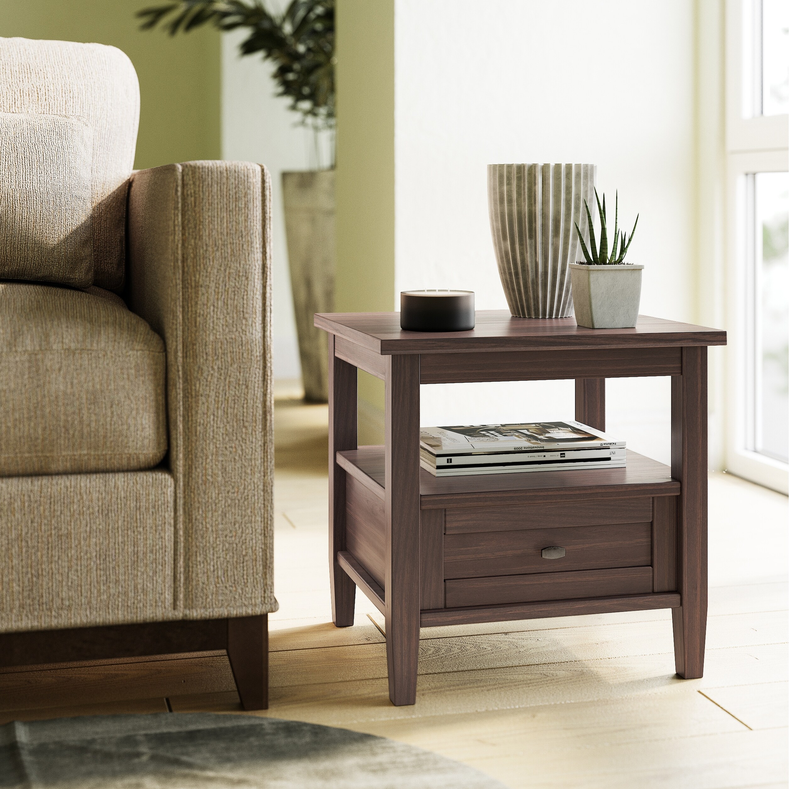 9 inch wide clearance end table