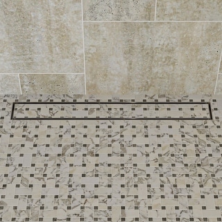 ALFI brand 24" Long Modern Stainless Steel Linear Shower Drain w/o Cover