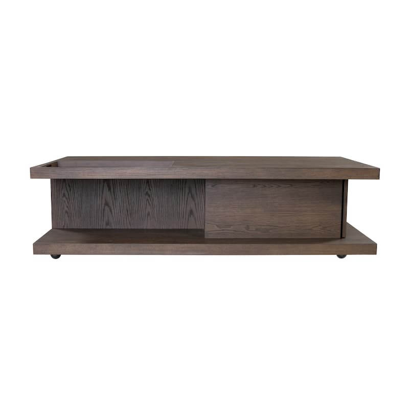 Athens Rectangular Coffee Table with Casters by Flexsteel - 60" x 17" x 34"