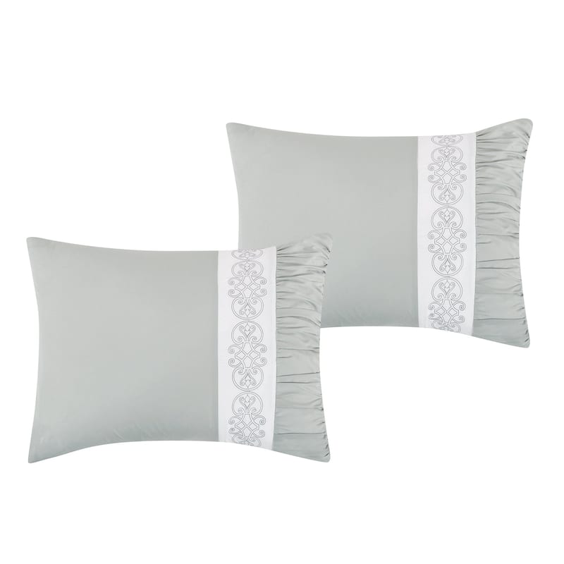 MarCielo 7 Pieces Bedding Comforter Set Melody