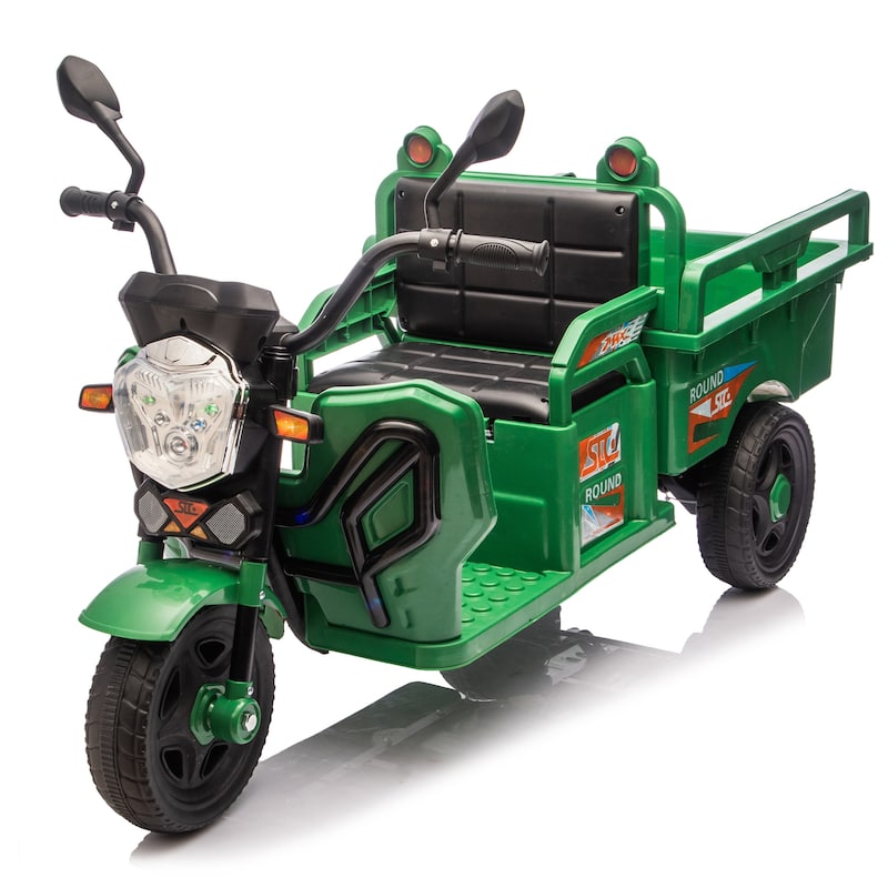 Ride-On Truck Off-Road Toy Car Ride on Car Electric Car Toy - Green