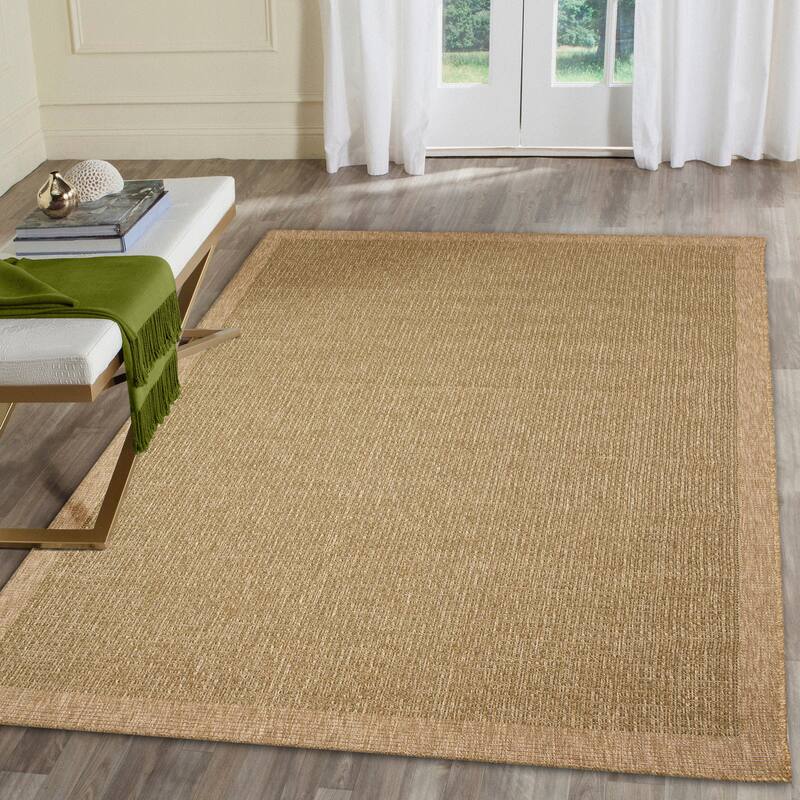 Liora Manne Sahara Texture Border Indoor/Outdoor Rug