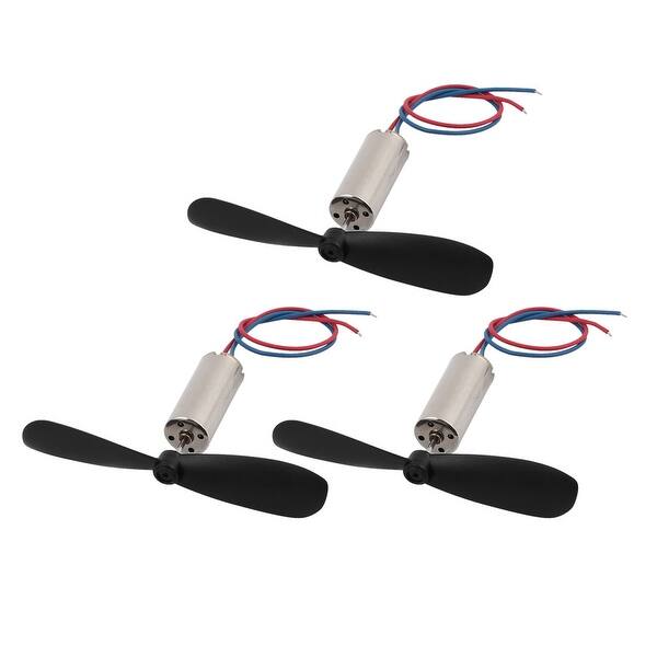 3Pcs DC 3.7V 40000RPM 716 Motor w CW Helicopter Propeller for RC Quadcopter Bed Bath & Beyond