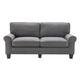 Serta Copenhagen 73" Sofa Couch for Two People, Pillowed Back Cushions and Rounded Arms, Durable Modern Upholstered Fabric