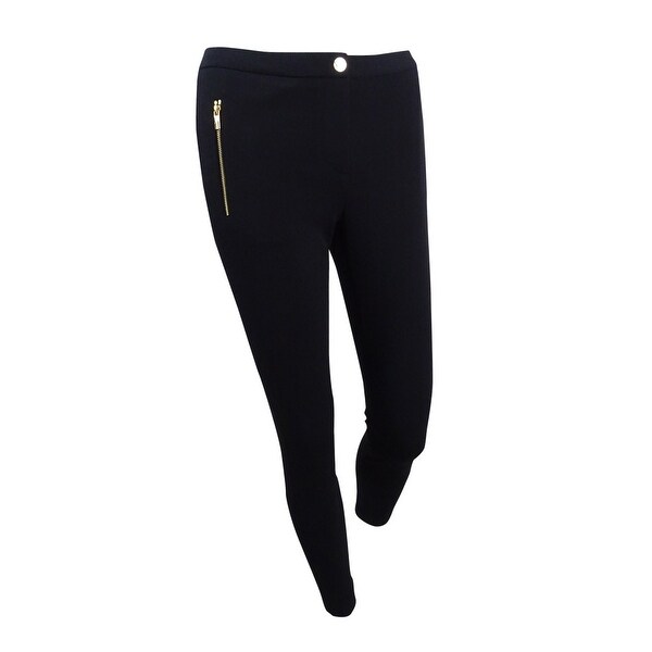 womens petite black dress pants