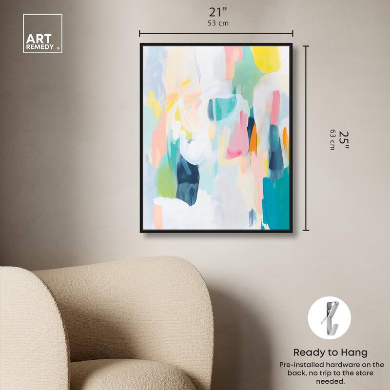 Layered Lush I Canvas by Art Remedy