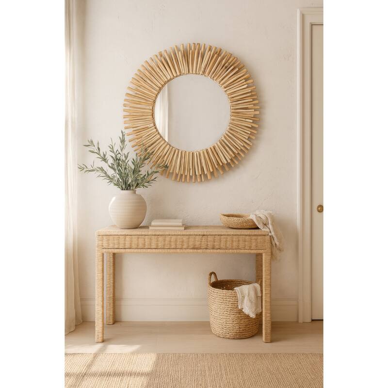 Varaluz Drifter Wall Mirror - Natural Driftwood