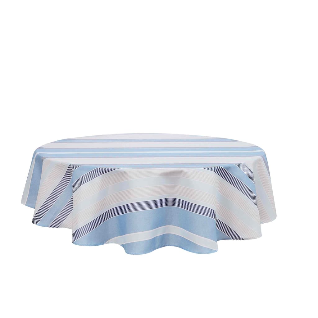 Izod Breakers Stripe 70" Round Tablecloth