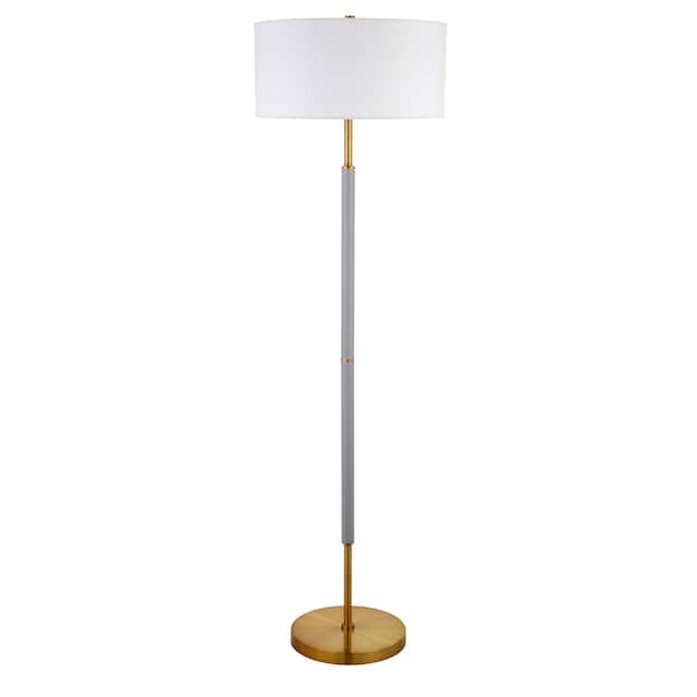 Silver Orchid Gotho Pedestal Contemporary Floor Lamp