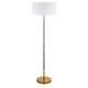 Silver Orchid Gotho Pedestal Contemporary Floor Lamp